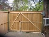 Photos of Wood Fence Gate Designs