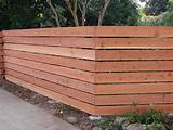 Wood Fencing With Metal Posts