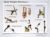 Exercise Program Using Body Weight Images
