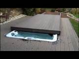 Images of Retractable Swim Spa Covers