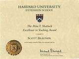 Harvard Online Masters Degree