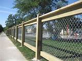 Wood Fence With Chain Link Pictures