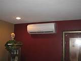 Ductless Heat Pump On Interior Wall Images