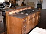Gas Stove Top In Island Pictures