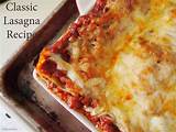 Lasagna Traditional Italian Recipe Photos
