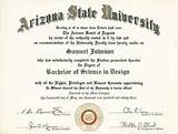 Pictures of Online Degree Certificate