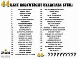 Exercise Program Body Weight Photos