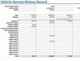 Car Service History Report