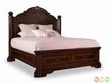 Images of King Wood Panel Bed