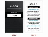 Uber Driver Business Cards
