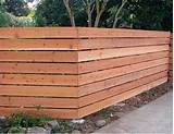 Horizontal Wood Fence Images