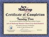 Makeup Artist Certification Images