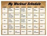 Muscle Workout Schedule Gym Photos