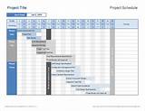 Images of Free Project Schedule Template Excel