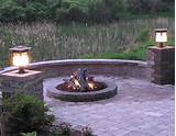 Pictures of Round Gas Fire Pit Insert