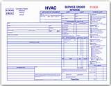 Hvac Service Invoice Template Images