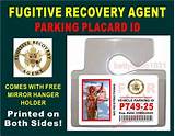 Fugitive Recovery Agent Certificate Images
