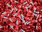 Hershey Kisses Bulk Red Foil Images