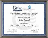 Duke University Project Management Images