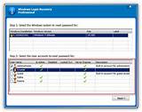 Pictures of Windows Vista Password Recovery Disk