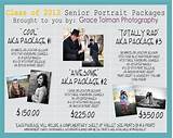 Senior Picture Package Prices