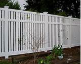 Pictures of Semi Privacy Vinyl Fencing