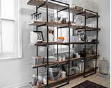 Industrial Pipe Shelving Unit