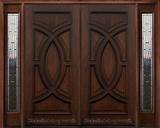 Pictures of Double Entry Doors Mahogany