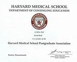 Pictures of Harvard University Degree Certificate