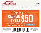 Pictures of World Market Coupon Printable