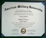 American Military University Diploma Frame Photos