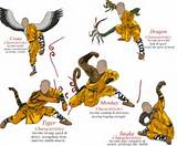 Pictures of Chinese Martial Arts Animal Styles