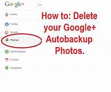 How I Delete Auto Backup Photo