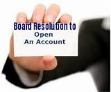Corporate Resolution To Open Bank Account Photos