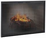 Pictures of Glass Fireplace Doors