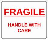 Images of Fragile Stickers Printable