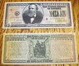 Is There A One Million Dollar Bill Images