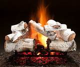 Pictures of Rustic Timbers Vented Gas Logs