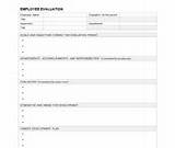 Free Printable Employee Review Forms Images