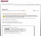 Images of How Do I Freeze My Equifax Credit Report