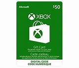 50 Dollar Xbox Gift Card