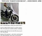 Trade Harley For Car Craigslist