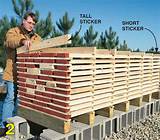 Lumber Drying Rack