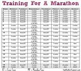 Marathon Training Schedule Photos