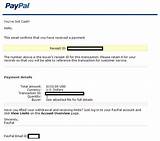 Paypal Fake Payment Photos