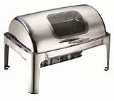 Stainless Steel Roll Top Chafing Dish Photos