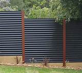 Corrugated Aluminum Fence