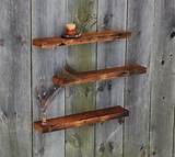 Weathered Floating Shelves Pictures