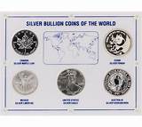 Pictures of Silver Bullion Coins Of The World