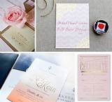 Foil Stamped Wedding Invitations Images